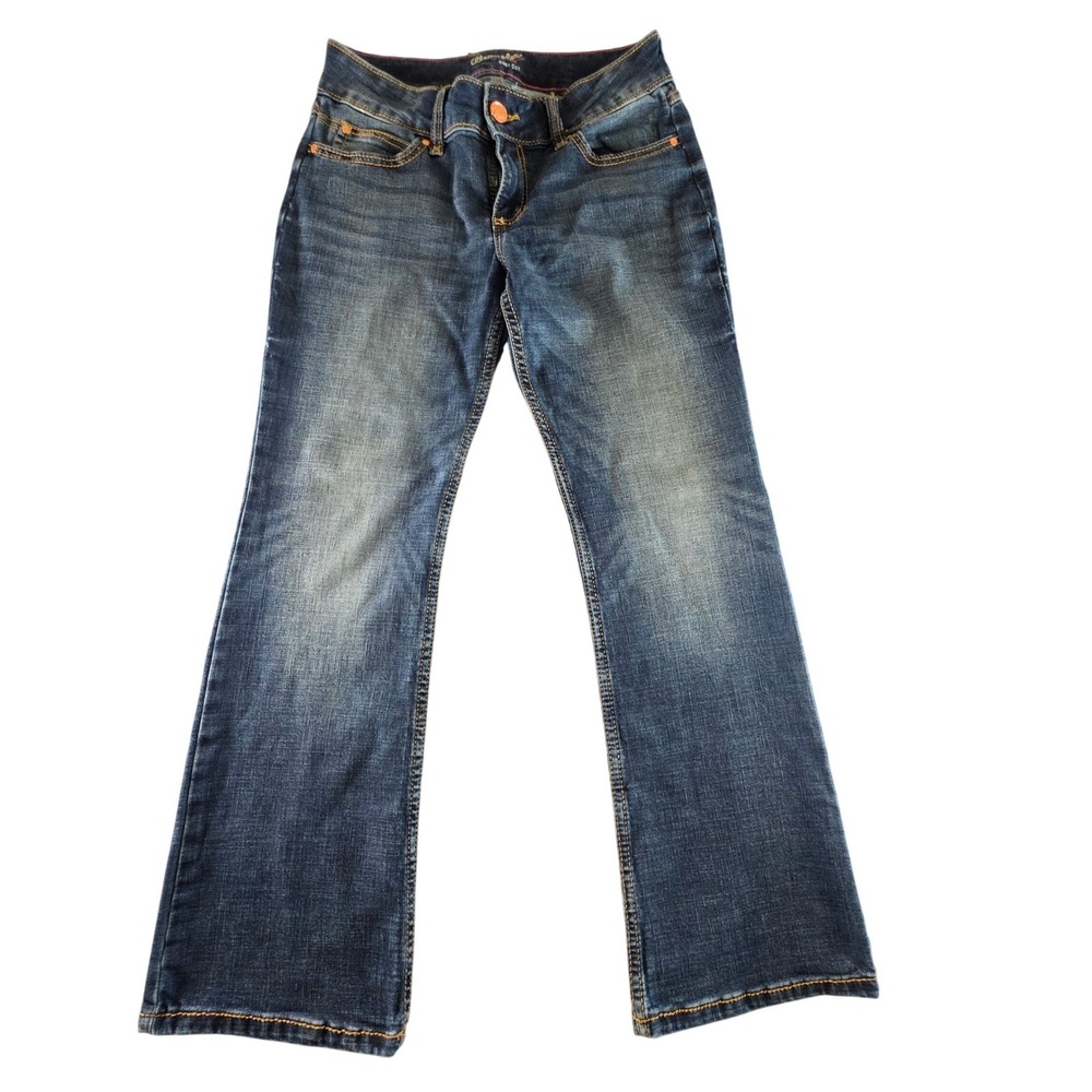 Wrangler Womens Bootcut Jeans Medium Wash Stretch‎ Denim 09MWZMS 5x30